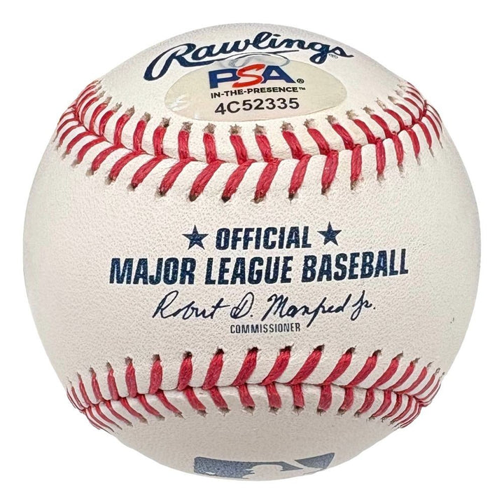 Charlie Sheen Major League Ricky Vaughn Signed Official MLB Baseball PSA/DNA