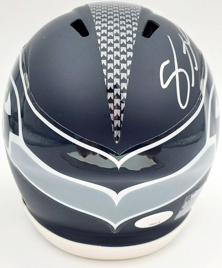 Shaquem Griffin Signed Seattle Seahawks Mini Helmet In Silver MCS Holo