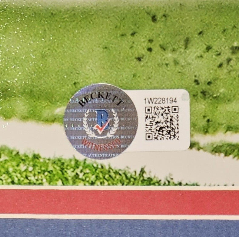 Tommy Devito Signed Framed 16x20 New York Giants Alternate Jersey Photo BAS ITP