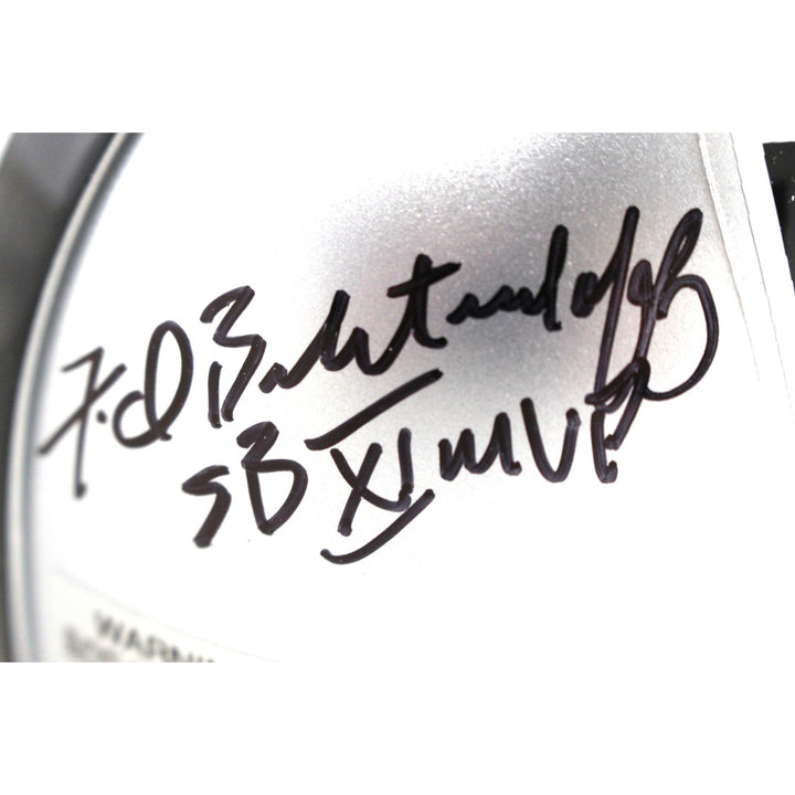 Biletnikoff Plunkett Allen Signed Oakland Raiders Mini Helmet MVP Fanatics 51865