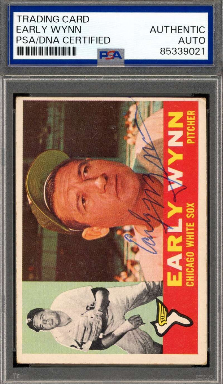 Early Wynn PSA DNA Signed 1960 Topps Autograph