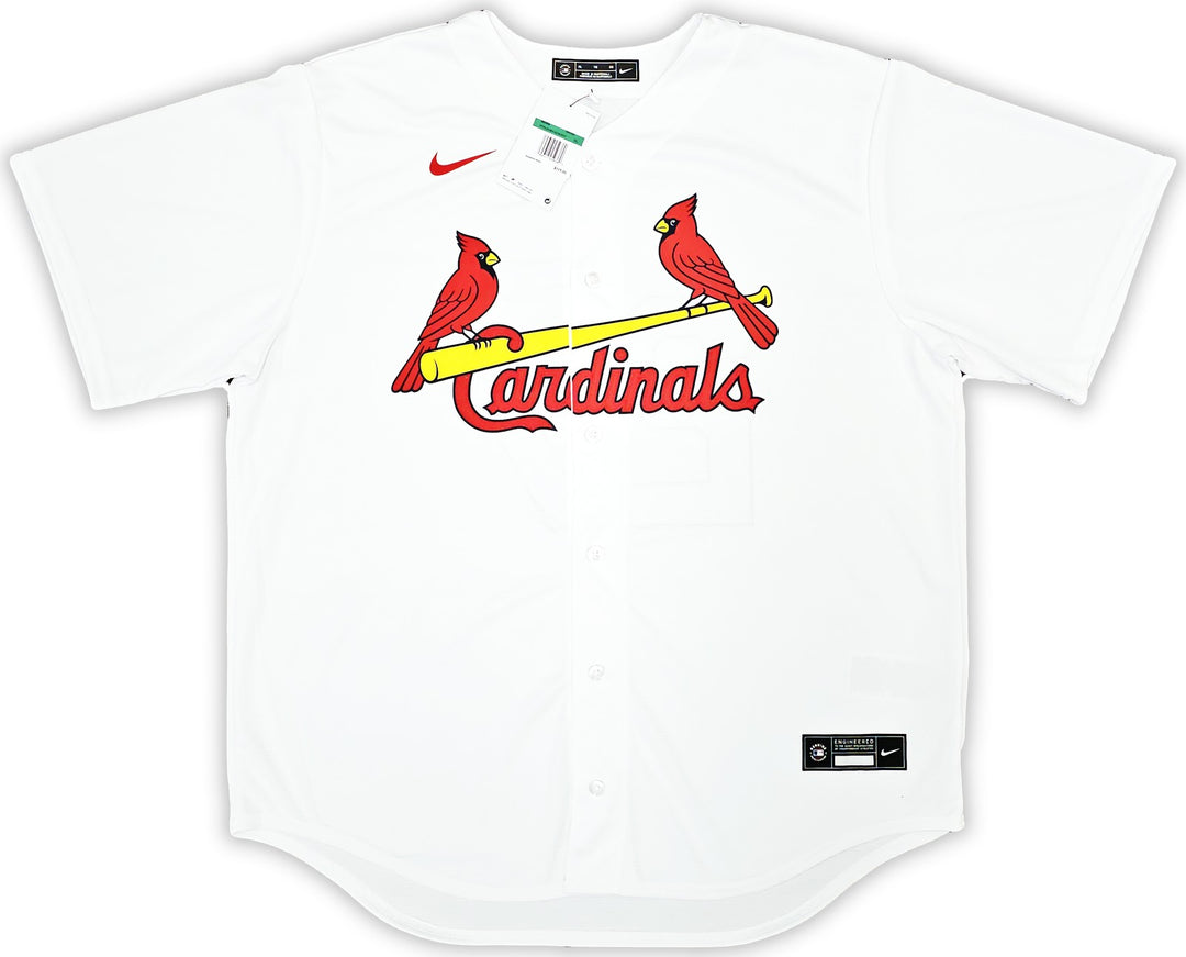 St. Louis Cardinals Scott Rolen Signed White Nike Jersey Size XL Beckett Wit