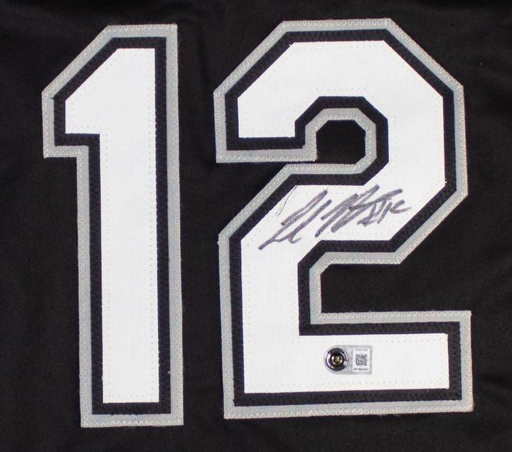 Colson Montgomery Chicago Signed Black Baseball Jersey BAS