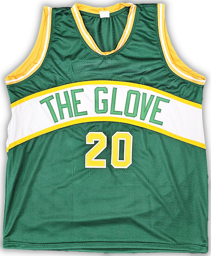 Seattle Supersonics Gary Payton Autographed Signed Green Jersey JSA