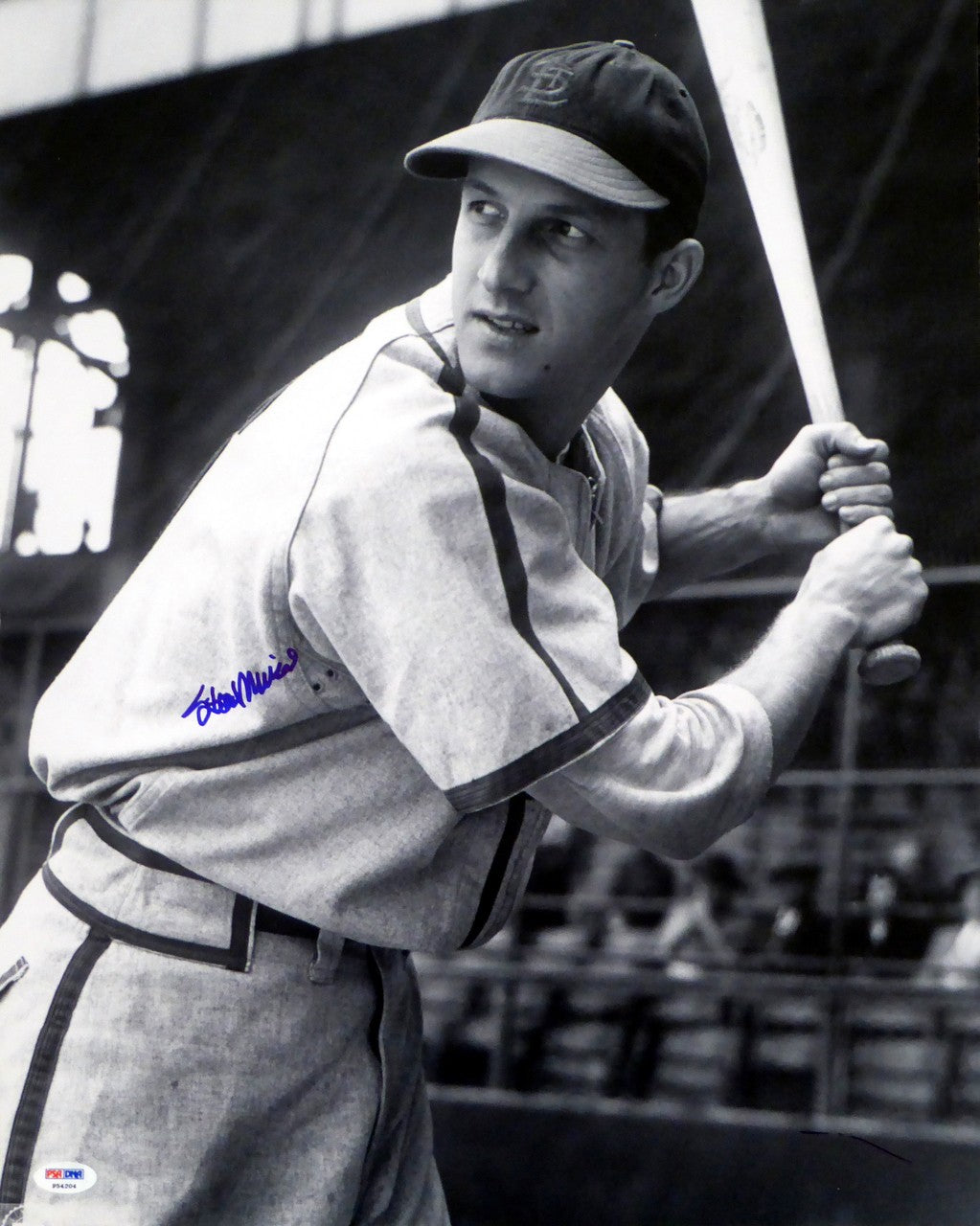 Stan Musial Autographed Signed 16x20 Photo St. Louis Cardinals PSA/DNA
