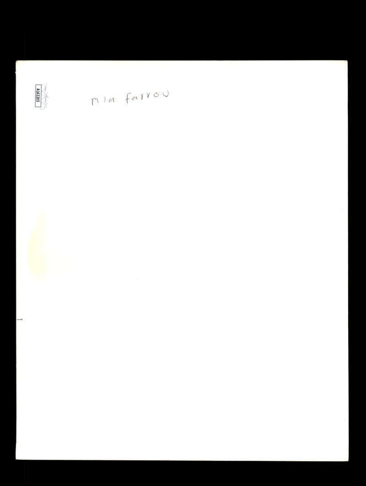 Mia Farrow JSA Cert Signed 8x10 Photo Hurricane Autograph