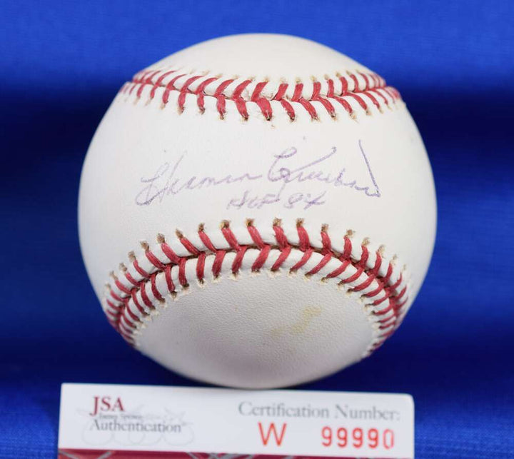 Harmon Killebrew JSA COA Autograph Major League Signed Baseball HOF 84