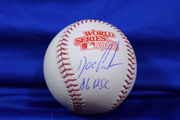 Doc Gooden JSA Coa Autograph 1986 World Series Signed Baseball 86 WSC