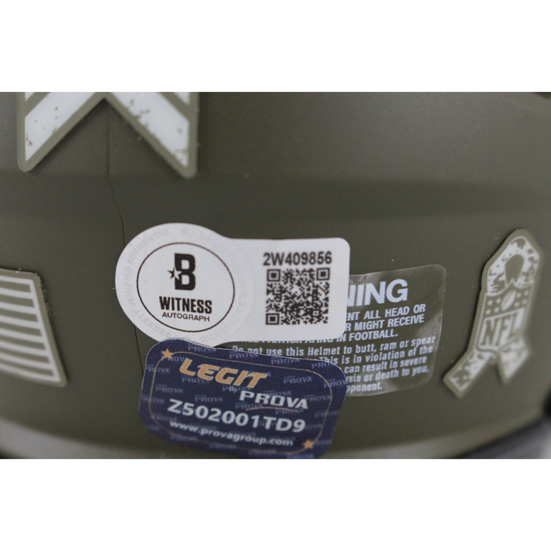 Joe Theismann Signed Washington Commanders 22 STS Mini Helmet MVP Beckett 49701
