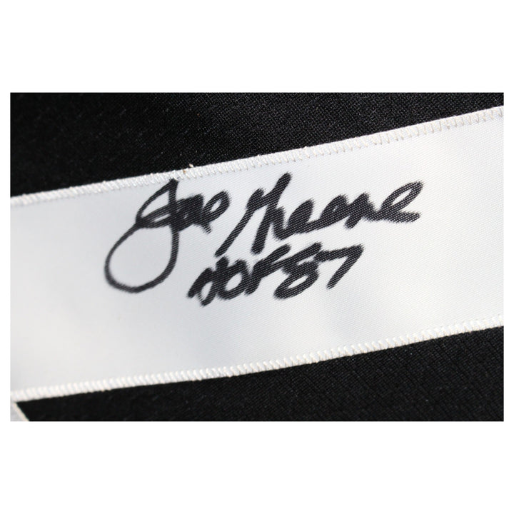 Joe Greene Signed Pittsburgh Steelers M&N Black Jersey Beckett 42790