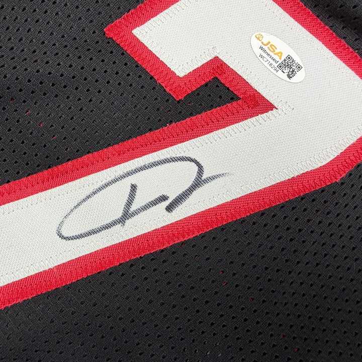 Autographed/Signed Giannis Antetokounmpo #7 Miami Heat Black Jersey JSA COA