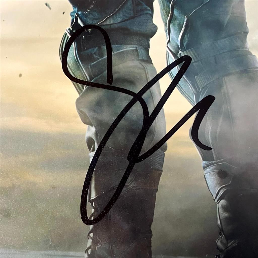 Sebastian Stan signed Winter Soldier 12x18 Photo Poster autograph ~ Beckett BAS
