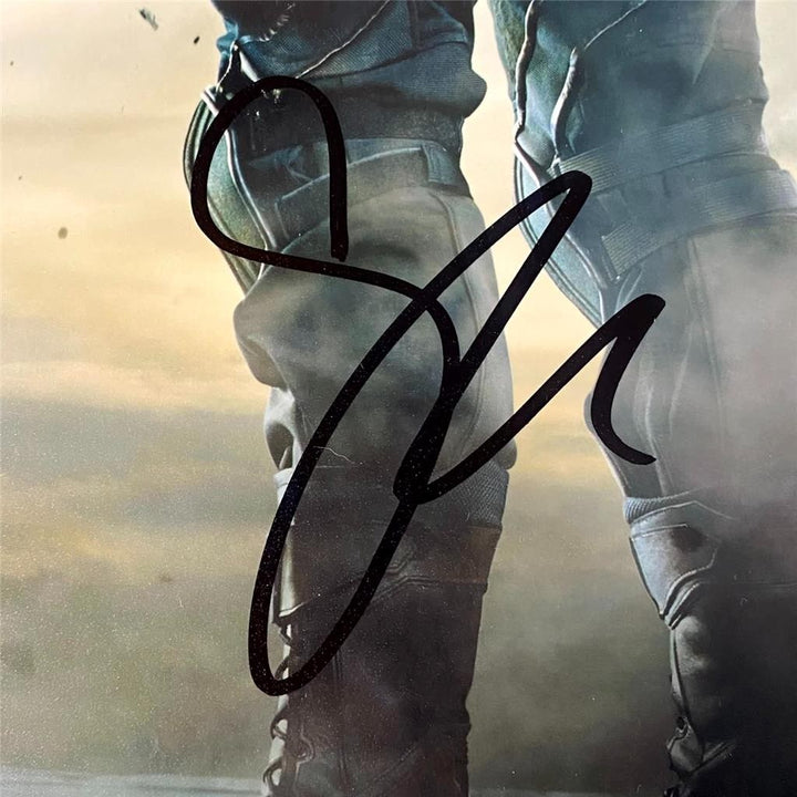 Sebastian Stan signed Winter Soldier 12x18 Photo Poster autograph ~ Beckett BAS