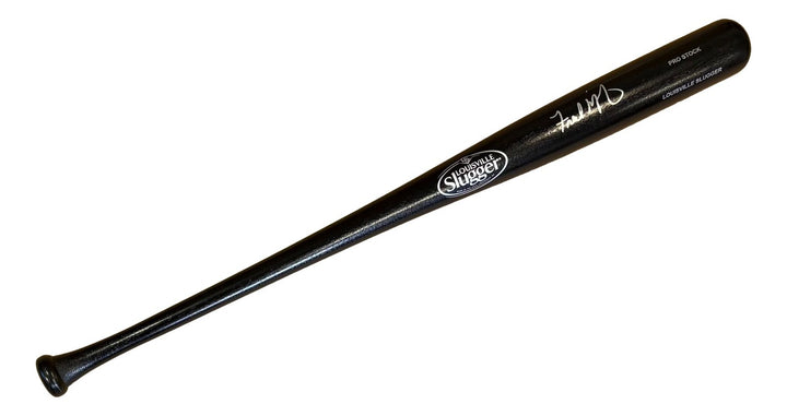 Fred McGriff Atlanta Braves Signed Black Louisville Slugger Baseball Bat BAS