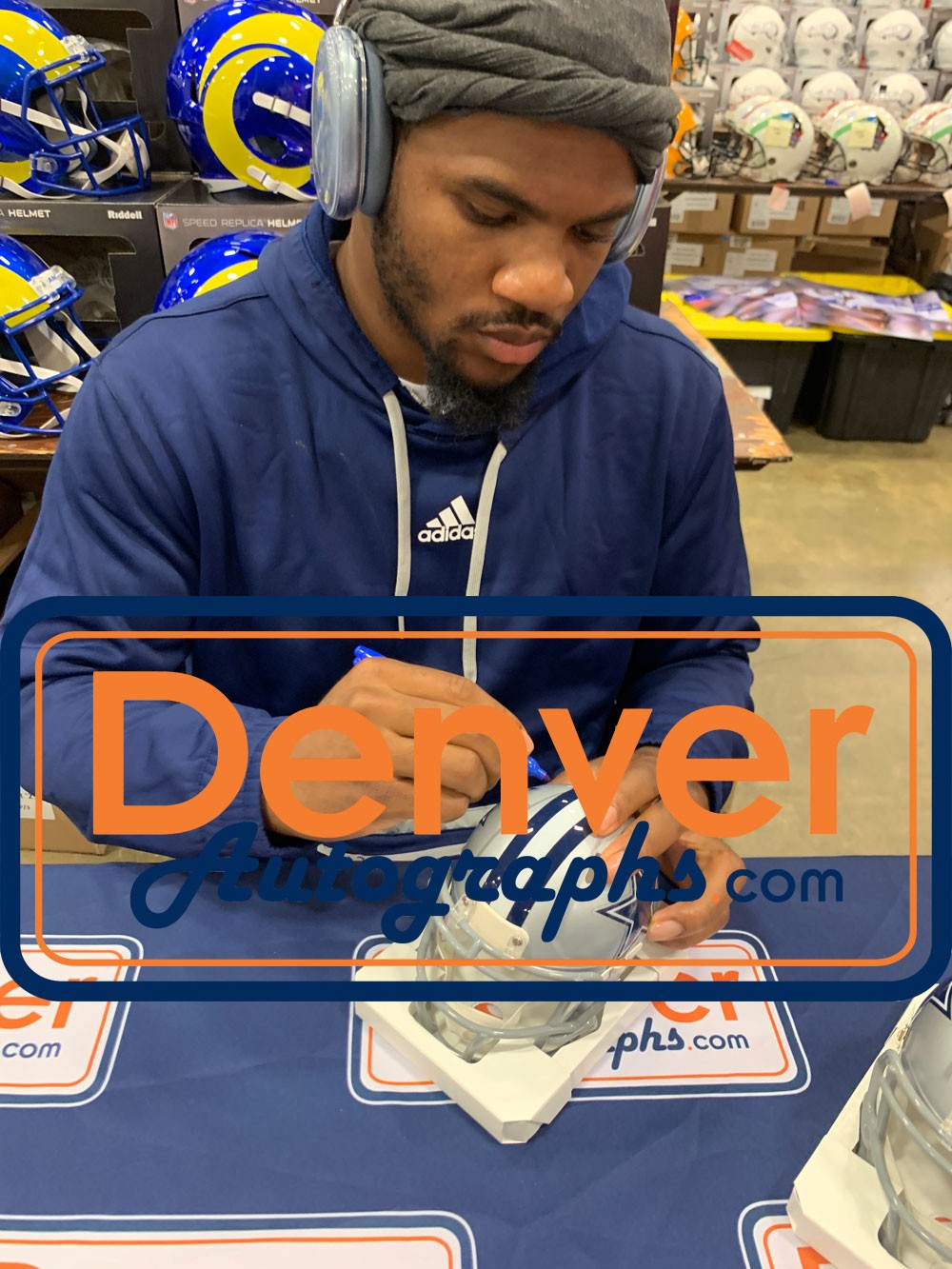 Micah Parsons Autographed/Signed Dallas Cowboys Mini Helmet Fanatics 51150