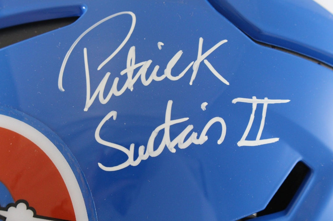 Patrick Surtain Autographed Denver Broncos SpeedFlex TB Helmet Beckett 56433