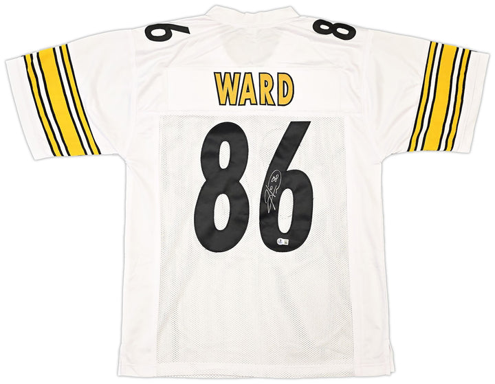 Pittsburgh Steelers Hines Ward Signed White Jersey Beckett Witness