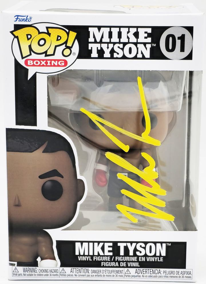 Mike Tyson Autographed Signed Funko Pop Vinyl Figurine #01 JSA