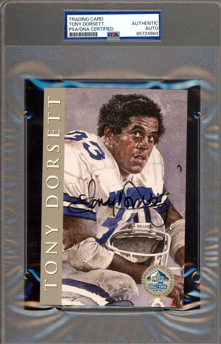 Tony Dorsett PSA DNA Signed 1998 HOF Signature Series Autograph