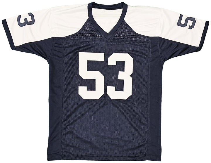 Dallas Cowboys Mark Stepnoski Autographed Signed Dark Blue Jersey Beckett