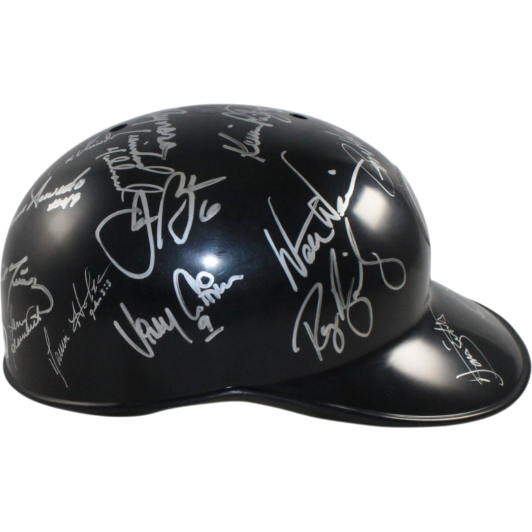Walker Bichette Castilla +22 Signed Colorado Rockies 1995 Helmet Beckett 55420