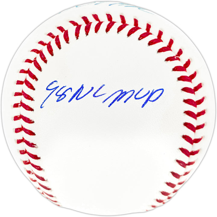 Sammy Sosa Signed Official MLB Baseball Cubs "609 HR & 98 NL MVP" Beckett Wit
