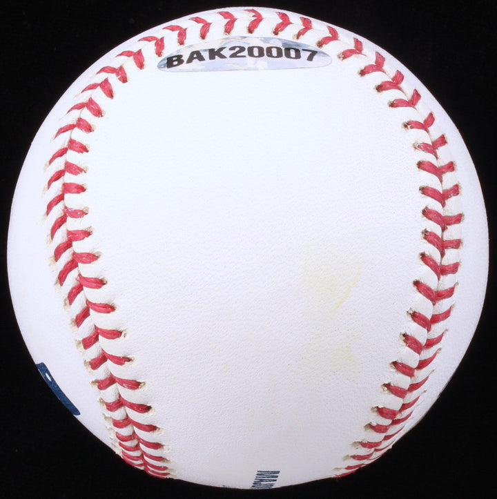 STEVE PEARCE SIGNED UPPER DECK MLB BALL SOX YANKEES O's PIRATES JAYS RAYS+ AUTO