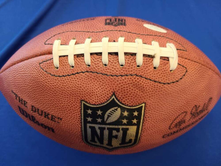 ADRIAN PETERSON JSA Coa Signed Game Issued Bears NFL Wilson The Duke Football