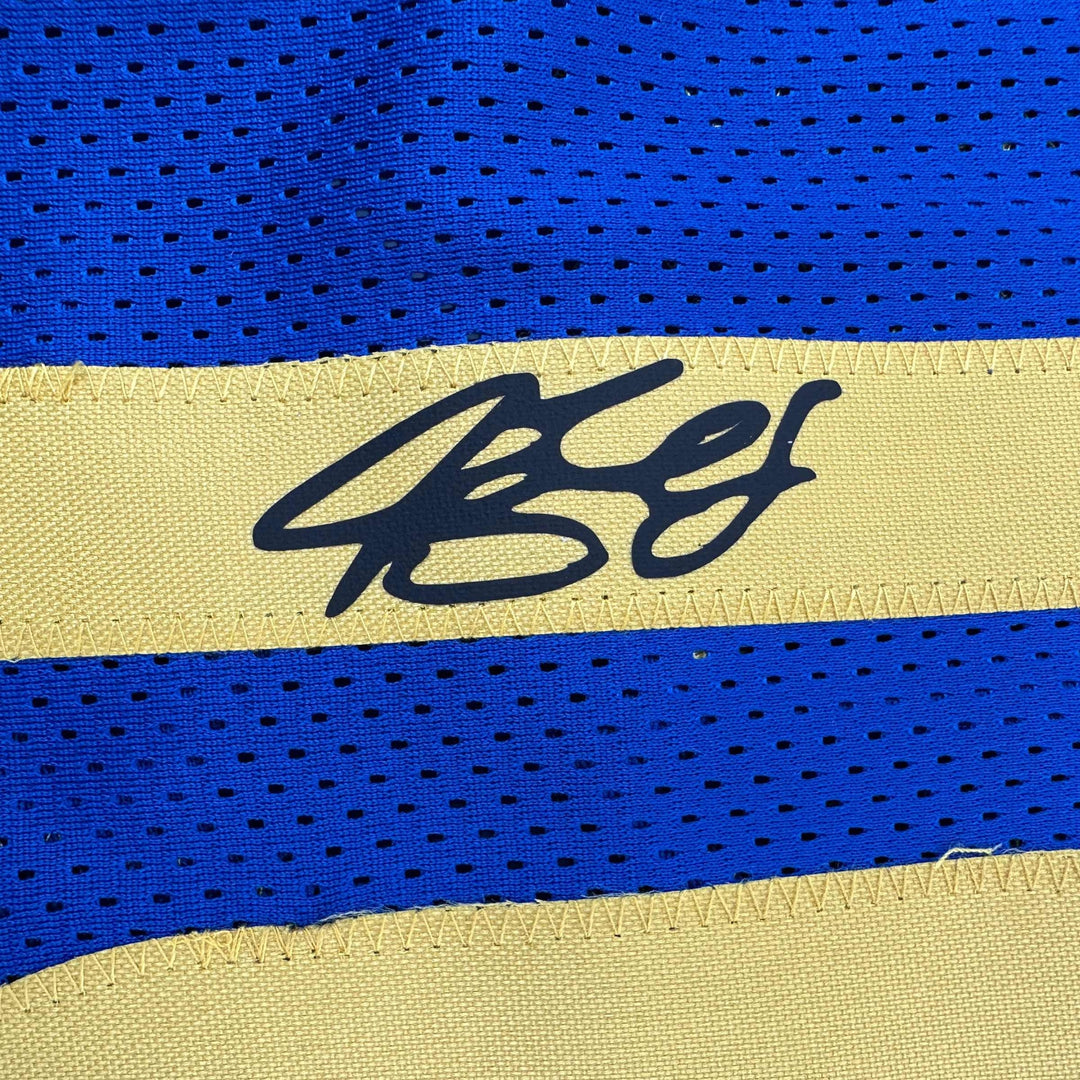 Facsimile Autographed Jimmy Butler Golden State Blue Reprint Jersey Size Mens XL