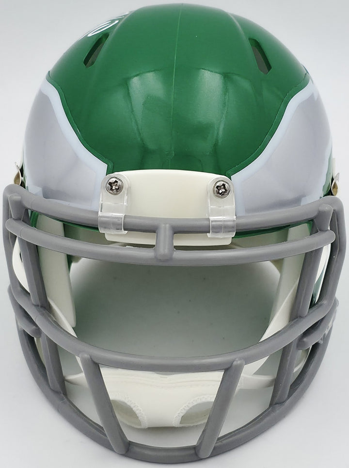 DeSean Jackson Auto Eagles 2023 Alternate Kelly Green Speed Mini Helmet Beckett