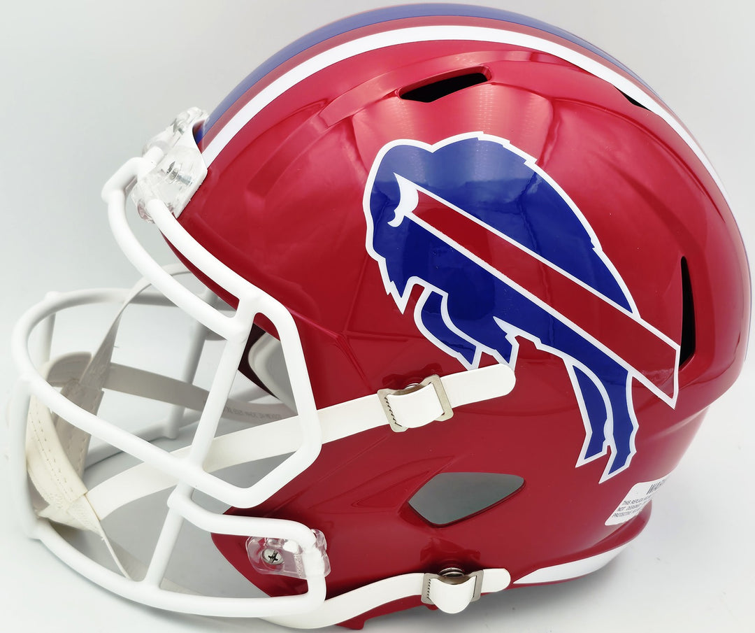Jim Kelly, Thomas & Reed Auto Bills Red Full Size Replica Speed Helmet Beckett