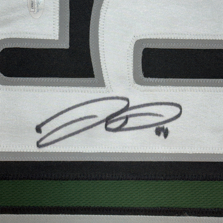 Framed Autographed/Signed Jordan Davis 35x39 Philadelphia Green Football Jersey