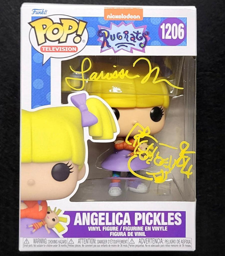 Larissa Marantz signed Sketch Rugrats Angelica Pickles Funko Pop ~ BAS Witness