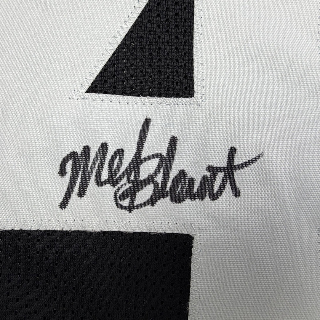 Autographed/Signed Mel Blount Pittsburgh Black Football Jersey Beckett COA
