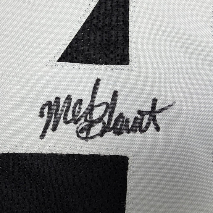 Autographed/Signed Mel Blount Pittsburgh Black Football Jersey Beckett COA