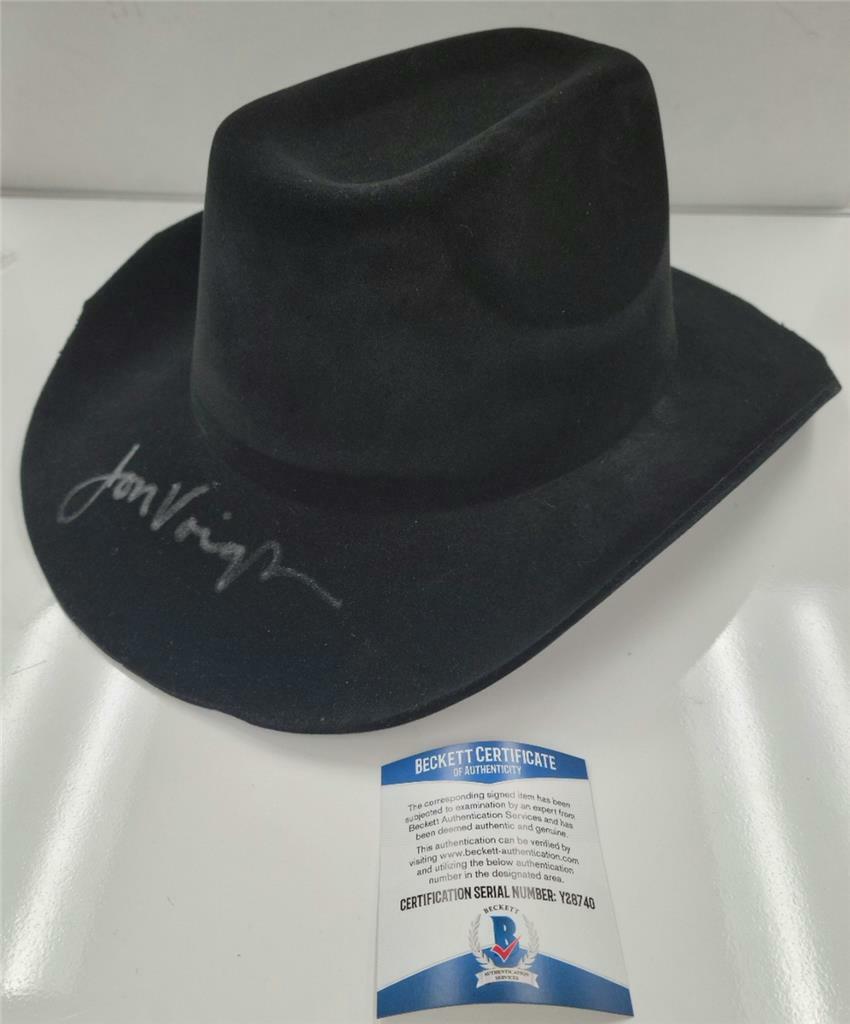Jon Voight signed Midnight Cowboy Hat autograph ~ Beckett BAS COA
