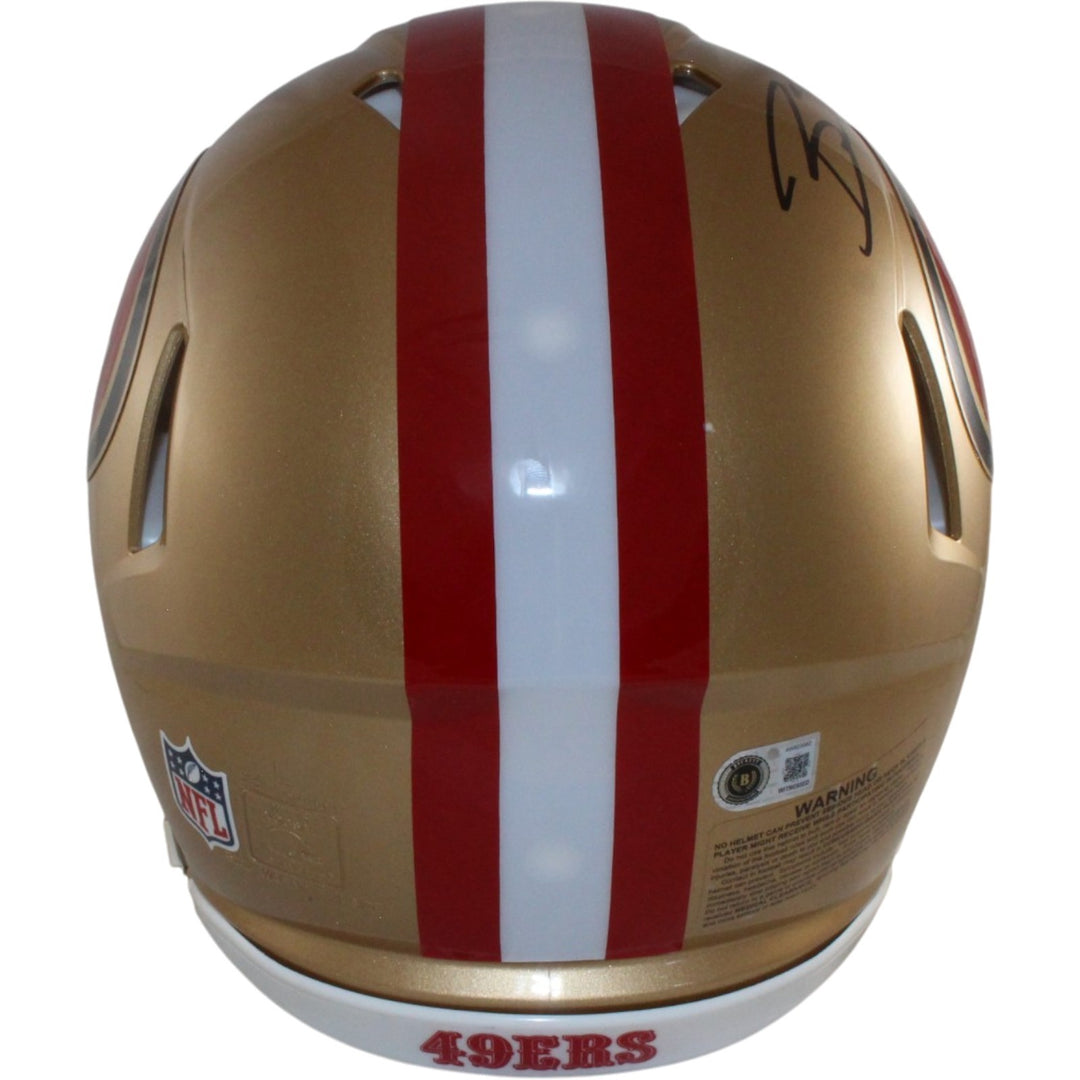 Brock Purdy Autographed San Francisco 49ers Authentic Helmet Beckett WIT 56909