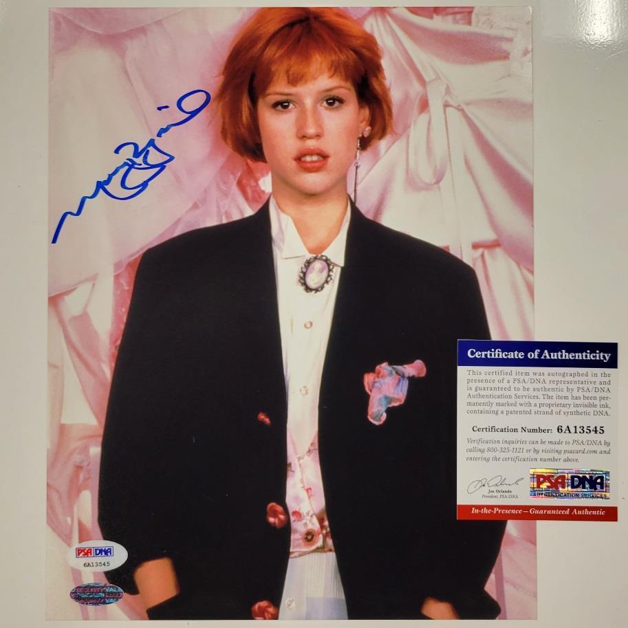 Molly Ringwald autograph signed Sixteen Candles 8x10 photo ~ PSA/DNA COA