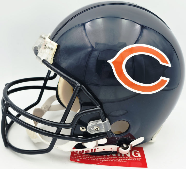 Dick Butkus Mike Singletary Brian Urlacher Signed Chicago Bears Full Size Helmet