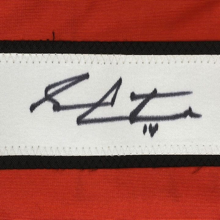 FRAMED Signed SEAN COUTURIER 35x39 Philly Orange Jersey JSA COA Auto