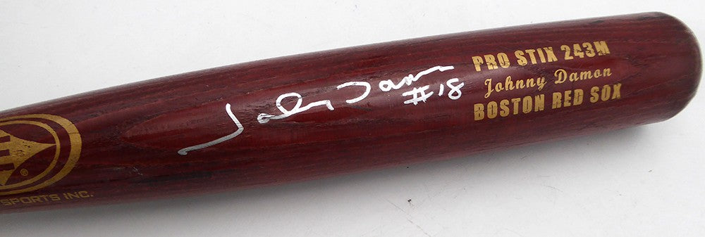 Johnny Damon Signed Easton 2002 Game Issued Stix Bat Boston Red Sox PSA #1B14324