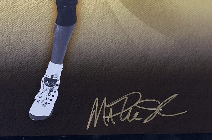 Michael Jordan Magic Johnson Bird Signed Framed 52x26 Photo LE Auto UDA COA HOF