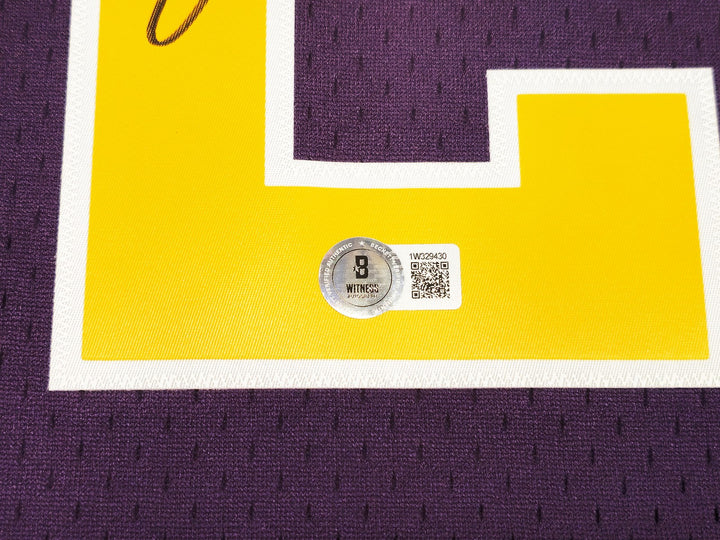 Jazz John Stockton Auto Purple Authentic Mitchell Ness 91 HWC Swingman Jersey XL