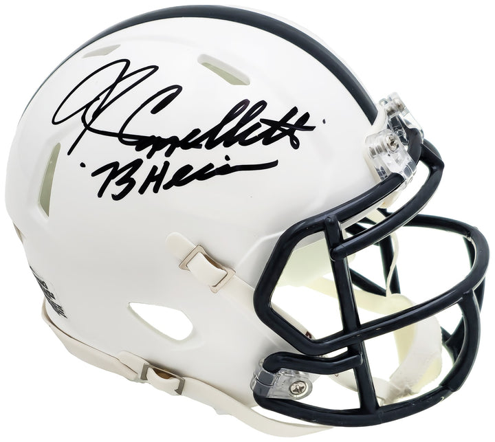 John Cappelletti Auto Penn State Nittany Lions Speed Mini Helmet 73 Heisman JSA