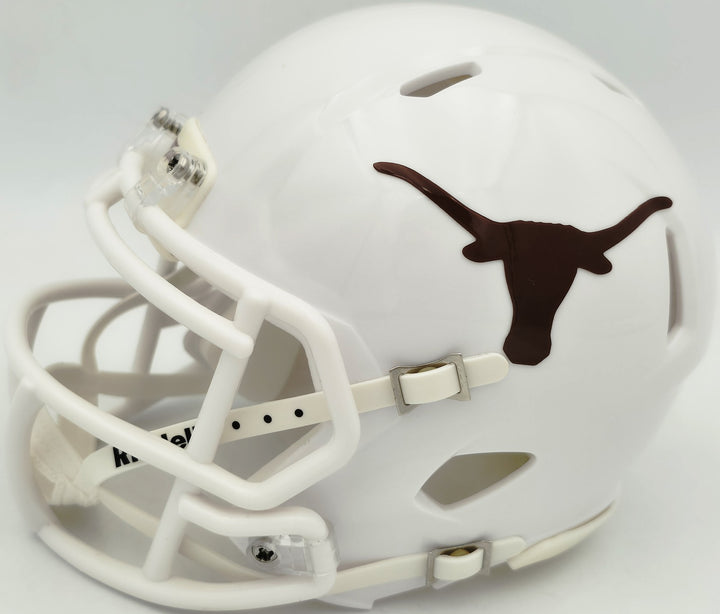 Ricky Williams Signed Texas Longhorns White Speed Mini Helmet JSA