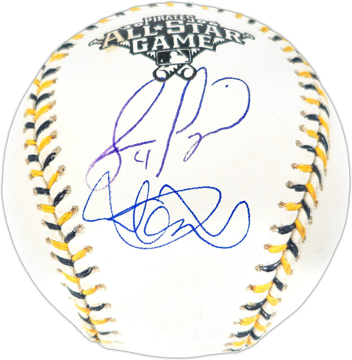 Ichiro Suzuki Jose Lopez Auto 2006 ASG Game Logo Baseball Mariners Beckett