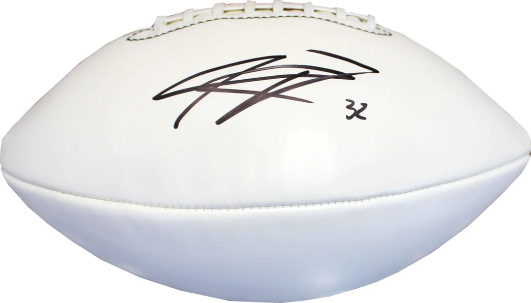 Kenyan Drake Autographed White Panel Football(JSA)