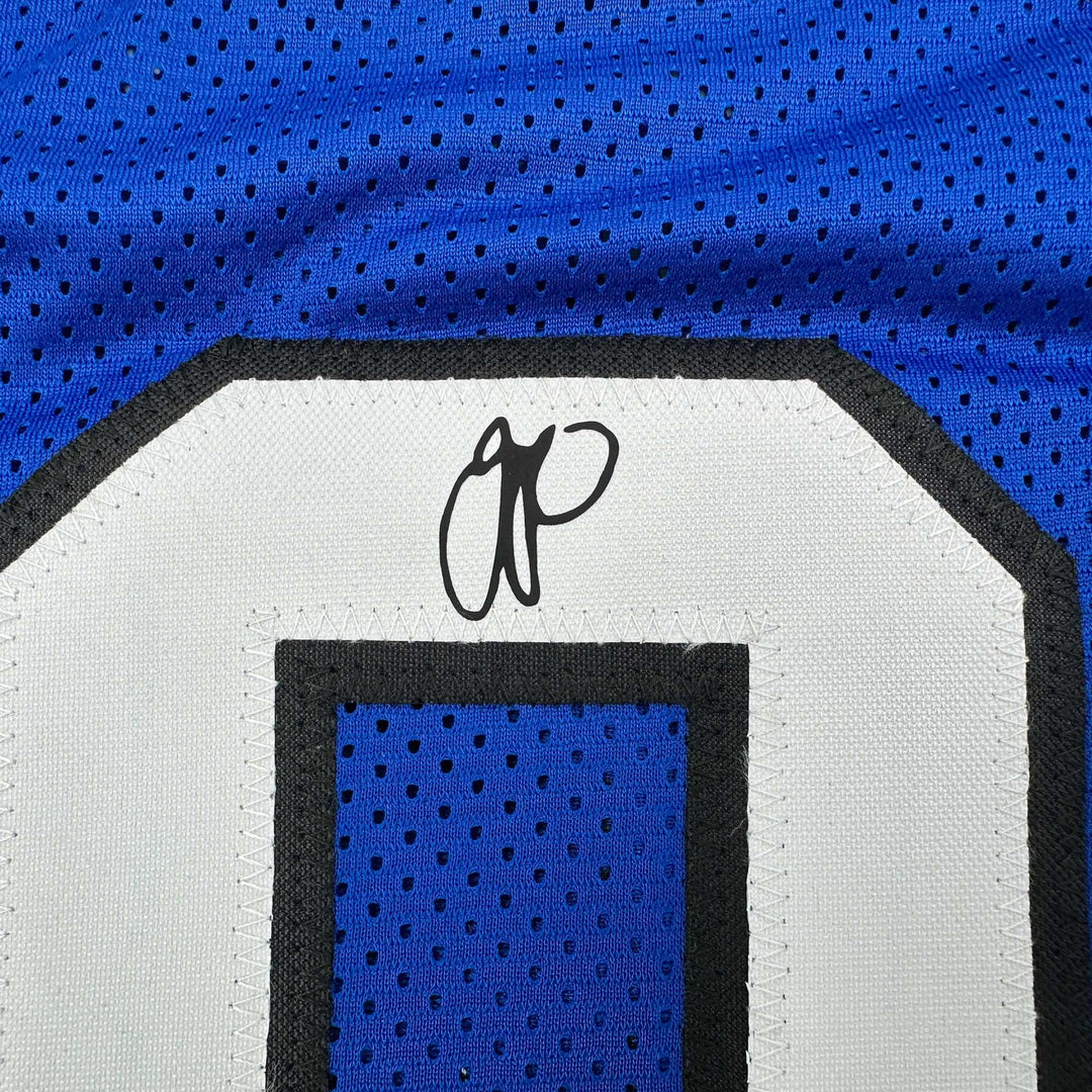 Facsimile Autographed Jayson Tatum Duke Blue Reprint Jersey Size Men's XL