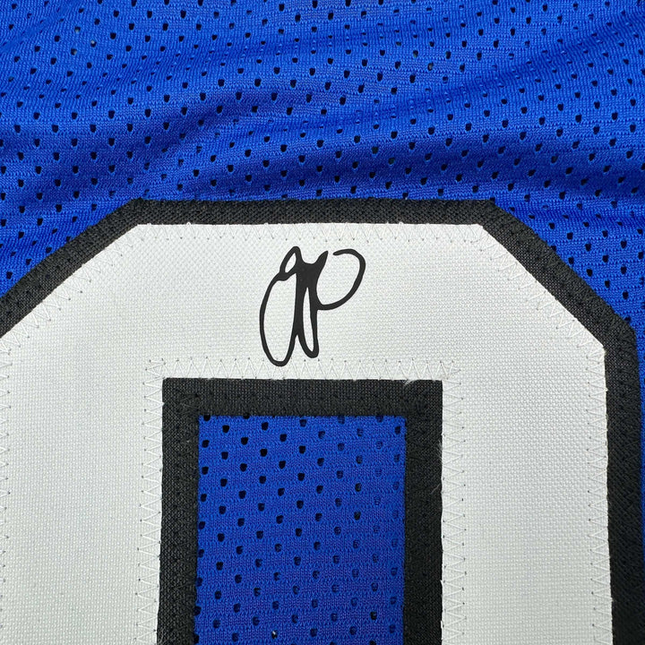 Facsimile Autographed Jayson Tatum Duke Blue Reprint Jersey Size Men's XL