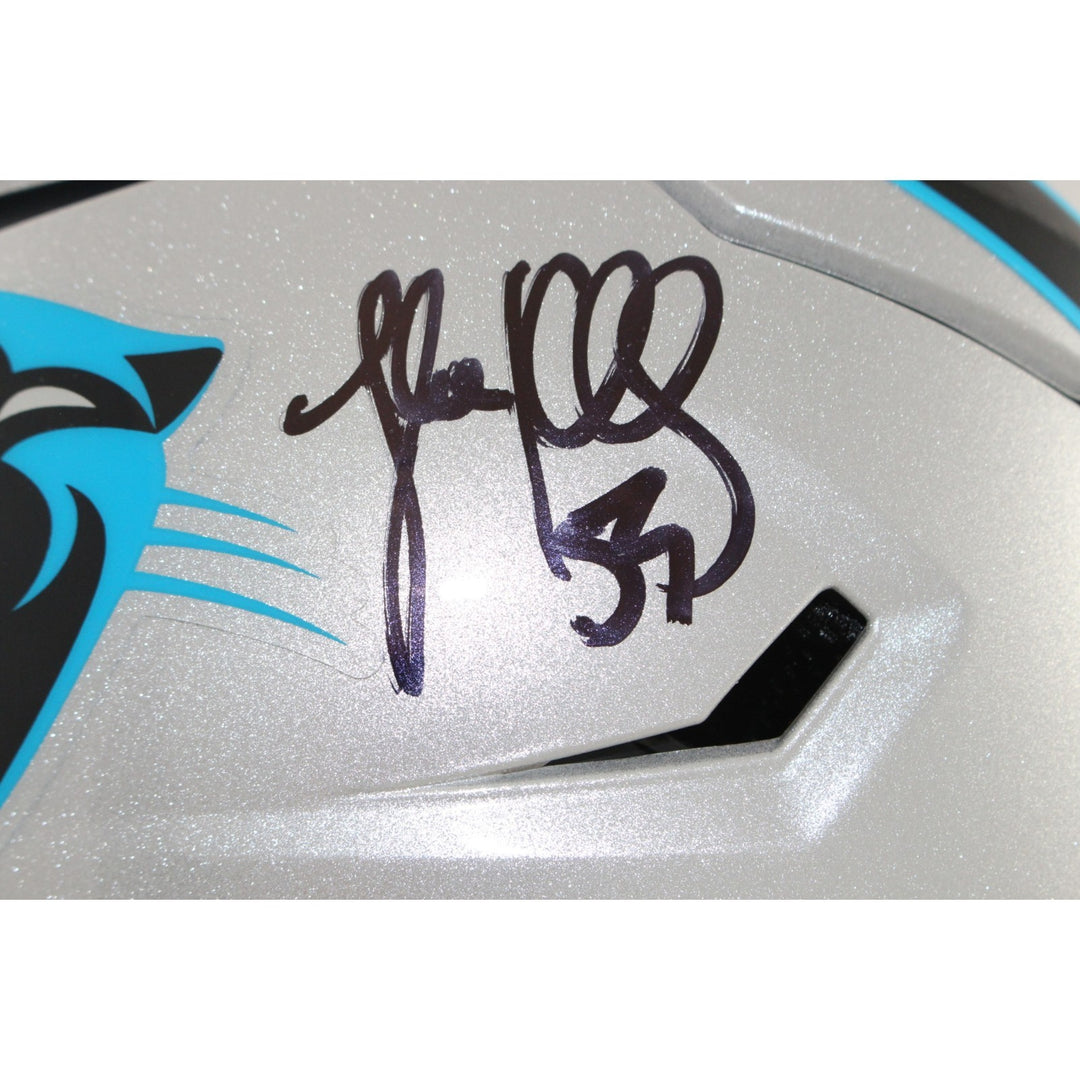 Luke Kuechly Autographed Carolina Panthers SpeedFlex Helmet Beckett WIT 56883